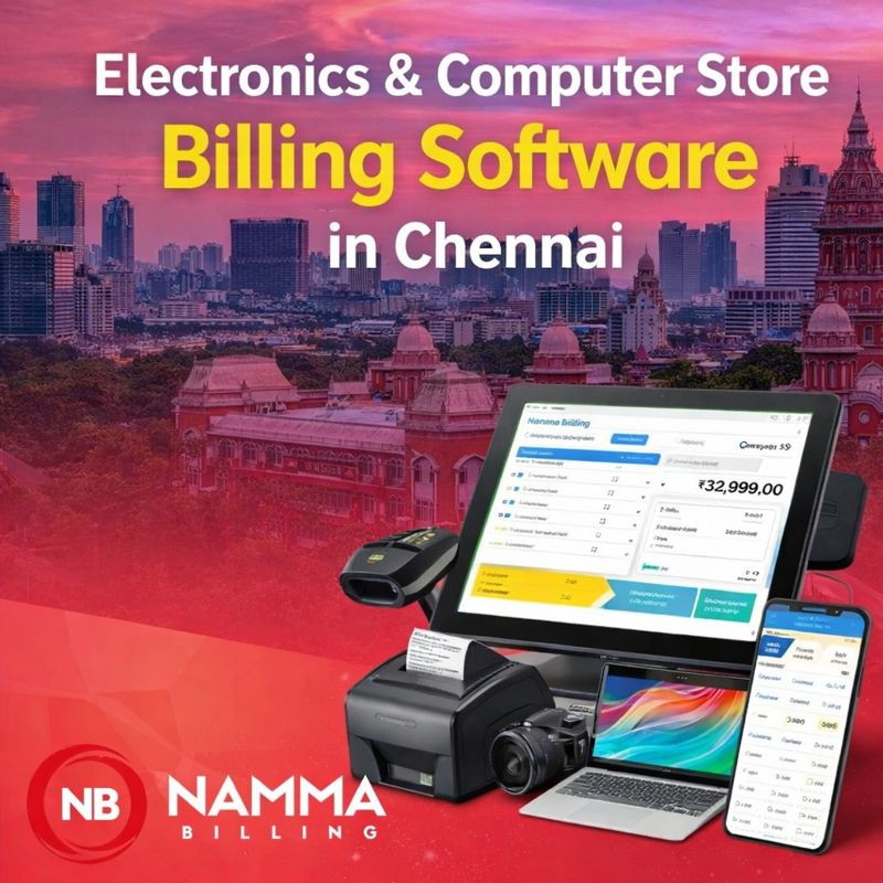 Electronics & Computer Store Billing Software in Chennai